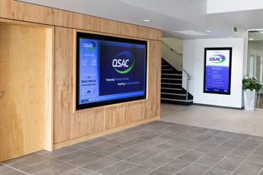 QSAC Training Centre Display Screen